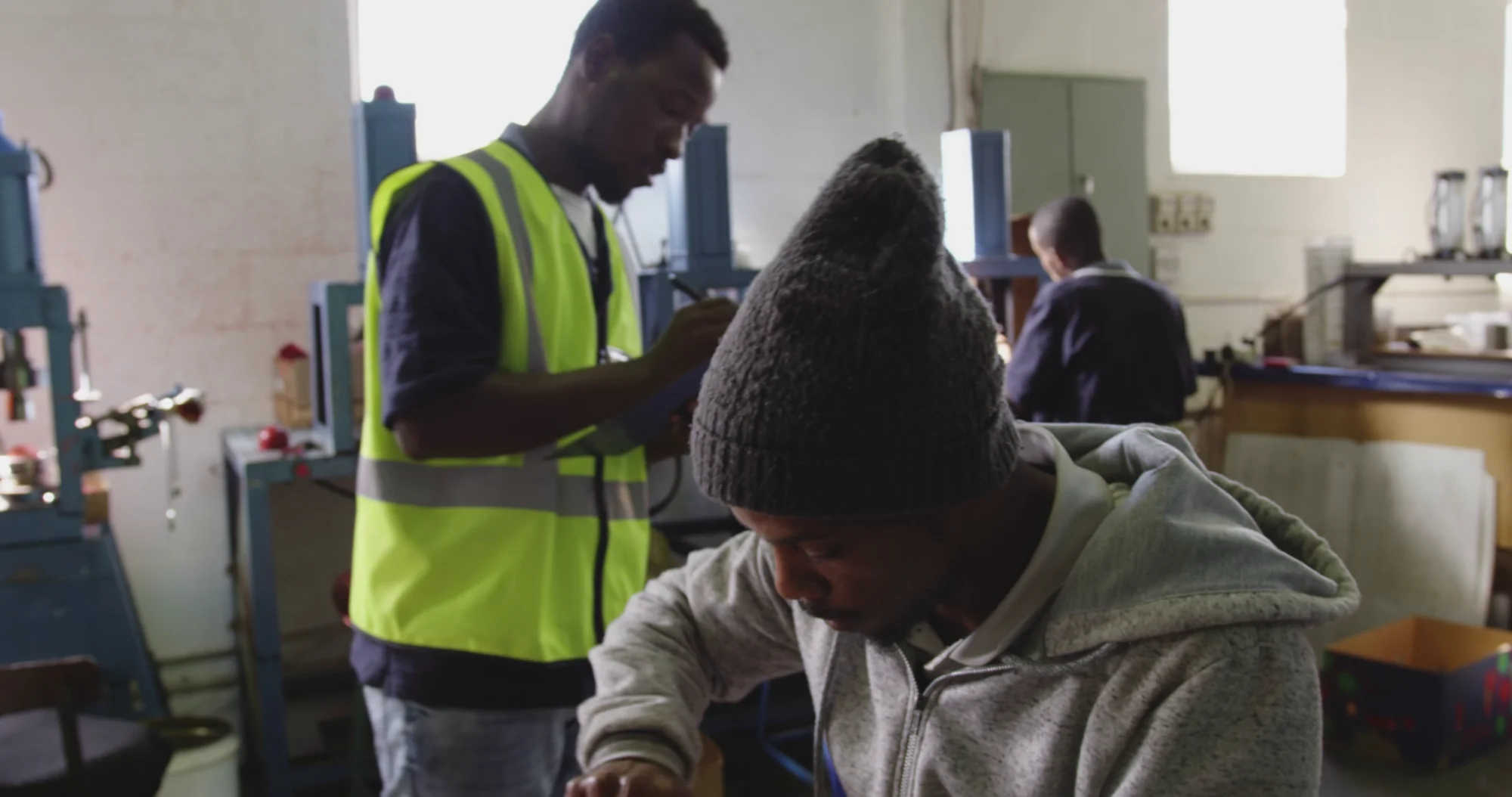 Professional handyman team